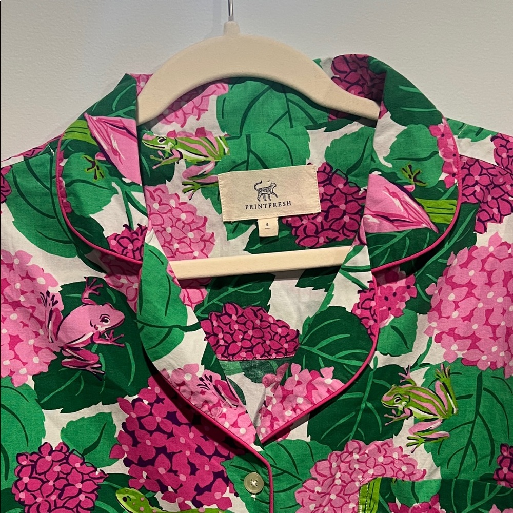Printfresh Green and Pink Floral Shirt - Picture 8 of 15